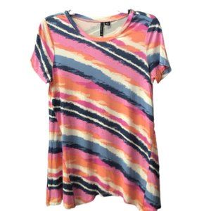 New Directions shark bite print shirt SMALL NEW!